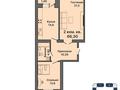 2-бөлмелі пәтер · 66 м² · 2/5 қабат, мкр. Алтын орда 252в — ЖК RAUZA, бағасы: ~ 15.5 млн ₸ в Актобе — фото 2