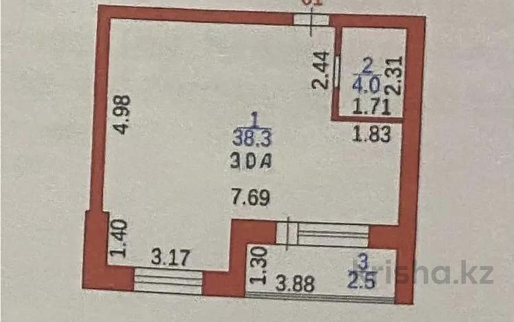 1-бөлмелі пәтер · 44.8 м² · 1/5 қабат, Жаңа қала ш/а., Акадeмическая — КЭУ, бағасы: 11 млн ₸ в Караганде, Казыбек би р-н — фото 2