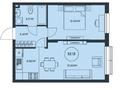 2-комнатная квартира · 52.13 м², Сейдимбек 102 за ~ 42.2 млн ₸ в Алматы, Наурызбайский р-н — фото 3