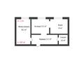 2-бөлмелі пәтер · 68.5 м² · 8/8 қабат, проспект Алии Молдагуловой, бағасы: 20.5 млн ₸ в Актобе — фото 17