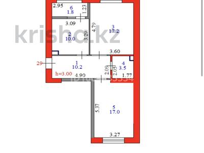 2-комнатная квартира · 60 м² · 9/9 этаж, Сыганак 12 за 37.2 млн 〒 в Астане, Нура р-н
