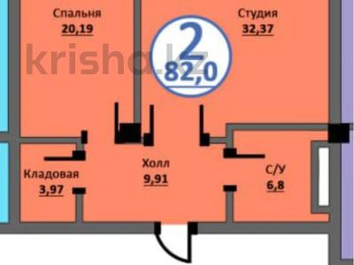 2-комнатная квартира · 82 м² · 3/16 этаж, 15-й мкр 74 за 36.9 млн 〒 в Актау, 15-й мкр