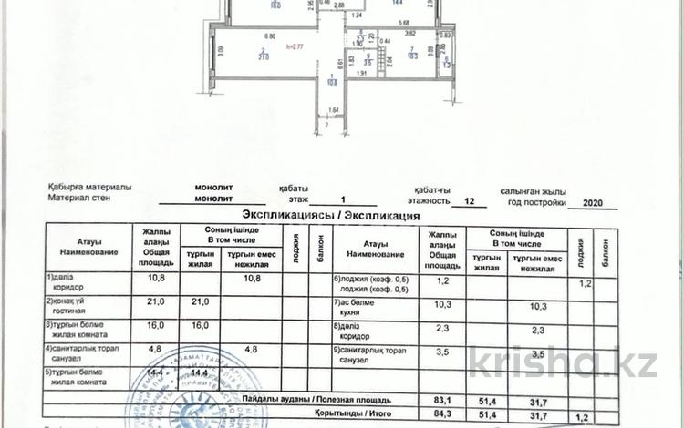 3-бөлмелі пәтер · 85 м² · 1/12 қабат, Сатпаева 90 — Туркебаева, бағасы: 79 млн ₸ в Алматы, Бостандыкский р-н — фото 2