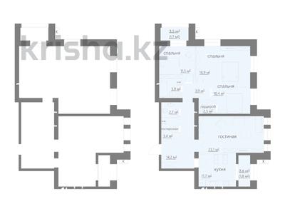 4-комнатная квартира · 114.5 м², мкр Михайловка , Крылова 15 за ~ 54.1 млн ₸ в Караганде, Казыбек би р-н