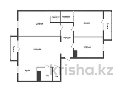 3-бөлмелі пәтер · 91.7 м² · 10/10 қабат, Есенберлина 46, бағасы: 29.9 млн ₸ в Усть-Каменогорске