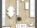 1-бөлмелі пәтер · 50 м² · 7/9 қабат, мкр. Алтын орда 200, бағасы: 18 млн ₸ в Актобе