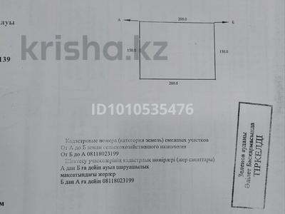 Жер телімі · 3 га, Белес, бағасы: 120 млн ₸