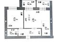 2-комнатная квартира · 54 м² · 12 этаж, ​Улица Шамши Калдаяков 46 за 19.9 млн ₸ в Астане, Сарайшык р-н — фото 3