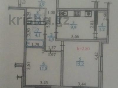 2-комнатная квартира · 54.2 м² · 9/14 этаж, мкр Акбулак, 1-я улица за 32 млн ₸ в Алматы, Алатауский р-н