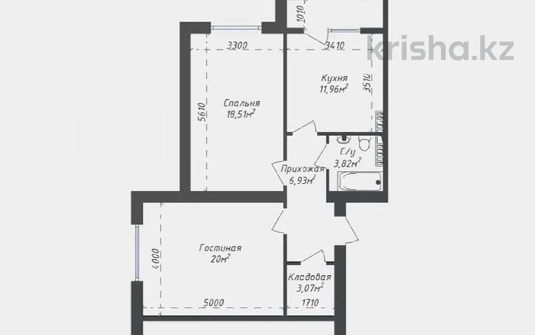 2-бөлмелі пәтер · 67.4 м² · 2/5 қабат, 35-мкр 37, бағасы: 14.8 млн ₸ в Актау — фото 2
