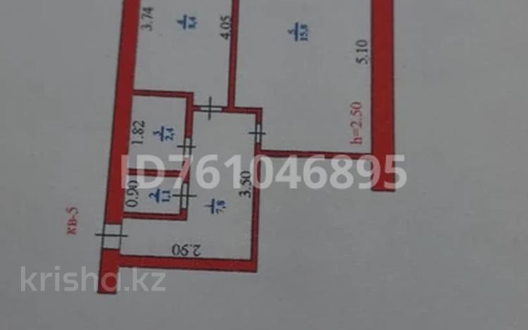 1-комнатная квартира · 40.6 м² · 2/2 этаж, Оборонная 1 за 7 млн ₸ в  — фото 2