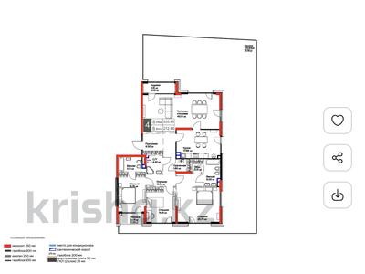 Отдельный дом · 4 комнаты · 205 м² · 1 сот., Оспанова 85 за ~ 358.4 млн ₸ в Алматы, Медеуский р-н