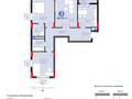 3-комнатная квартира · 90 м² · 6/9 этаж, Е 915 13 за 49.9 млн ₸ в Астане, Есильский р-н — фото 2