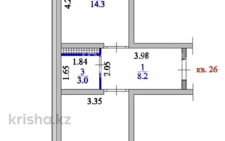 1-бөлмелі пәтер · 46.2 м² · 5/8 қабат, Жапсарбаева 68 — Кенжехан-3, бағасы: 26.7 млн ₸ в Алматы, Алатауский р-н — фото 2