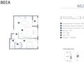 2-комнатная квартира · 66.93 м² · 2/9 этаж, По ул. Ханов Керея и Жанибека, напротив Президентского парка 48 за ~ 47.6 млн ₸ в Астане, Есильский р-н