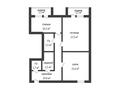 2-бөлмелі пәтер · 101.4 м² · 2/5 қабат, мкр. Алтын орда, бағасы: 37 млн ₸ в Актобе — фото 25