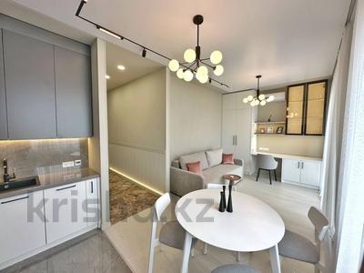 2-бөлмелі пәтер · 57 м² · 9/25 қабат, Абиша Кекилбайулы 264/7, бағасы: 67 млн ₸ в Алматы, Бостандыкский р-н