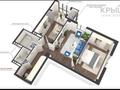 2-комнатная квартира · 55 м² · 3/12 этаж, мкр Кайтпас 1 116 за 30.3 млн 〒 в Шымкенте, Каратауский р-н — фото 11
