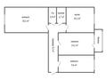 3-бөлмелі пәтер · 66.8 м² · 9/9 қабат, С. Мауленова 30Б, бағасы: 24 млн ₸ в Костанае — фото 2