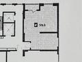 2-бөлмелі пәтер · 60 м² · 6/12 қабат, мкр Аккент, Шарипа Омарова 140 — Фаризы Онгарсыновой, бағасы: 30 млн ₸ в Алматы, Алатауский р-н — фото 11