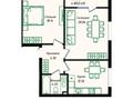 2-бөлмелі пәтер · 63.6 м² · 10/12 қабат, Улы Дала 38а, бағасы: 37.5 млн ₸ в Астане, Нура р-н — фото 3
