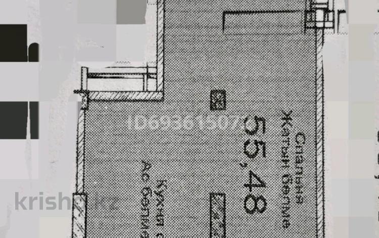 2-комнатная квартира, 55.8 м², 6/18 этаж, Тургут Озала 237 — возле АДК за 37.8 млн 〒 в Алматы, Бостандыкский р-н — фото 3
