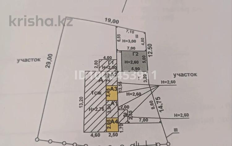 Жеке үй · 4 бөлме · 70 м² · 6.72 жүзд., 1 переулок Абая 13 — Центральный парк, бағасы: 50 млн ₸ в Таразе — фото 2