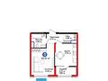 1-комнатная квартира · 40 м² · 3/16 этаж, мкр Нурсат 2, Байтерекова 12 за 36.5 млн ₸ в Шымкенте, Каратауский р-н — фото 16