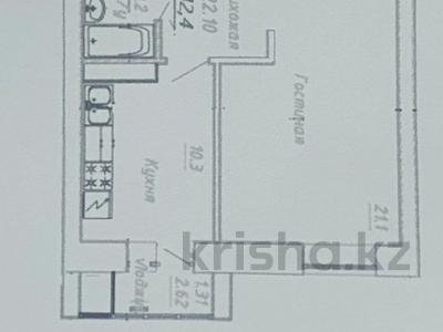 1-комнатная квартира, 42.4 м², 7/10 этаж, а 92 за 14.1 млн 〒 в Астане, Алматы р-н