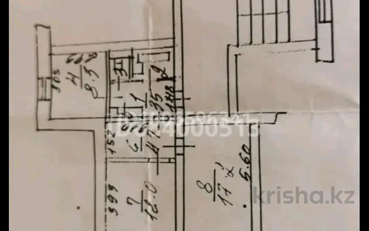 2-комнатная квартира · 50 м² · 6/6 этаж, Сералина 42 за 19 млн 〒 в Костанае — фото 2