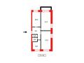 3-комнатная квартира · 61 м² · 5/5 этаж, Шерубай Батыра за 12 млн ₸ в Абае — фото 8