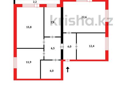 4-комнатная квартира, 93.7 м², 2/2 этаж, Пришахтинск, Экибастузская за 17 млн 〒 в Караганде, Алихана Бокейханова р-н