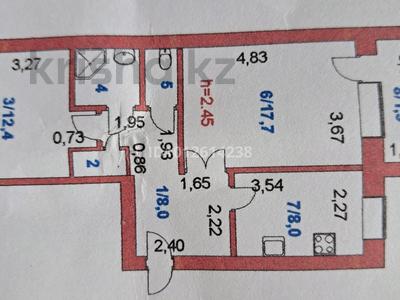 2-комнатная квартира · 53 м² · 4/5 этаж, А. Баймуканова (бывшая Красная) 158 за 13.9 млн ₸ в Кокшетау