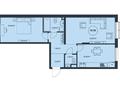 2-бөлмелі пәтер · 76.98 м², Сейдимбек 102, бағасы: ~ 61.6 млн ₸ в Алматы, Наурызбайский р-н — фото 3