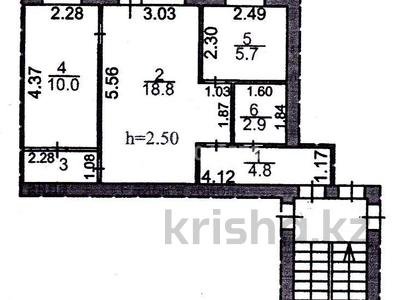2-комнатная квартира, 45 м², 2/4 этаж, мкр Новый Город, Пичугина 251 за 15 млн 〒 в Караганде, Казыбек би р-н