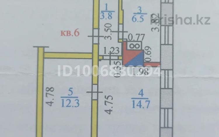 2-комнатная квартира · 41.4 м² · 2/2 этаж, Челюскина 27 за 9 млн ₸ в Усть-Каменогорске — фото 2