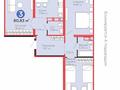 3-бөлмелі пәтер · 80.83 м² · 3/9 қабат, Казыбек би 23 — Цена: 45.757.863 дом сдан, бағасы: ~ 50.8 млн ₸ в Астане