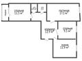 3-бөлмелі пәтер, 66 м², 6/6 қабат, 7-й мкр 8а, бағасы: 21.5 млн 〒 в Костанае — фото 17