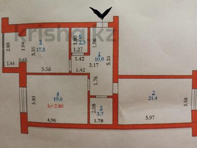 2-бөлмелі пәтер · 75 м² · 2/5 қабат, мкр. Алтын орда, бағасы: 21.5 млн 〒 в Актобе, мкр. Алтын орда