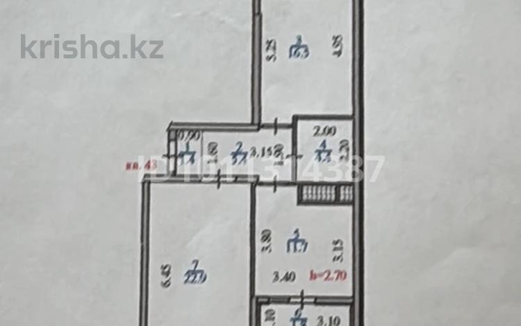 2-бөлмелі пәтер · 64.1 м², Коктерек 139/5 — Коктерек Сабденова, бағасы: 44 млн ₸ в Алматы, Наурызбайский р-н — фото 2