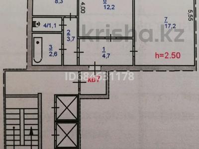 2-комнатная квартира, 52.6 м², 2/12 этаж, Машхур Жусупа 58а за 13.5 млн 〒 в Экибастузе