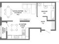 1-комнатная квартира · 41.7 м², Мангилик Ел 74 за ~ 25.7 млн ₸ в Астане, Есильский р-н — фото 3