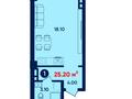 1-бөлмелі пәтер · 25.2 м² · 7/16 қабат, мкр Шымсити қ, бағасы: 10.2 млн ₸ в Шымкенте, Абайский р-н — фото 4