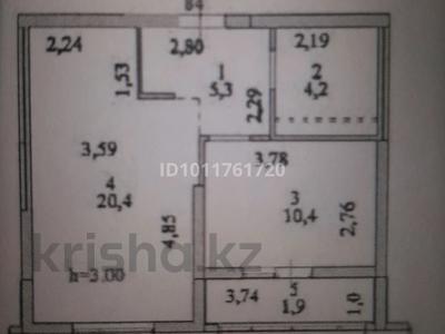 1-бөлмелі пәтер · 42.2 м² · 3 қабат, Е-429 14/1, бағасы: 21.5 млн ₸ в Астане, Нура р-н