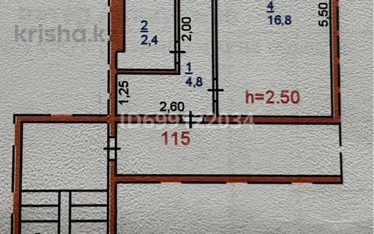 1-комнатная квартира · 29.1 м² · 5/5 этаж, Нурмагамбетова 120/2 за 8 млн 〒 в Павлодаре — фото 2