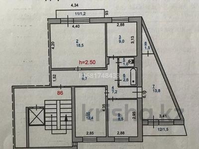 4-комнатная квартира, 83.9 м², 7/9 этаж, Машхур жусуп 48 за 21.9 млн 〒 в Экибастузе