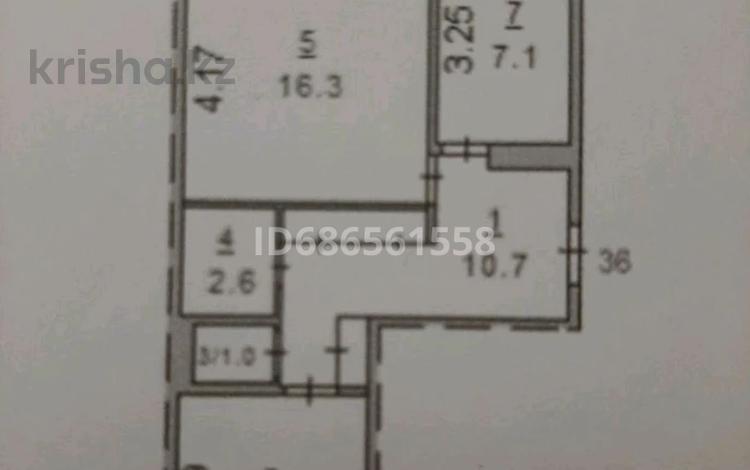 2-комнатная квартира, 54 м², 4/5 этаж, улица Л. Толстого 49 за 25 млн 〒 в Костанае — фото 2