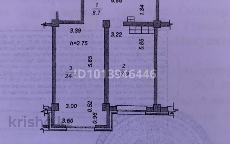 2-бөлмелі пәтер · 50.7 м² · 4/9 қабат, Думан-2 ш/а., мкрн Думан-2 57, бағасы: 42 млн ₸ в Алматы, Медеуский р-н — фото 2