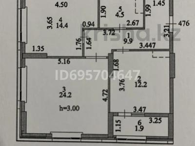 2-комнатная квартира, 67.1 м², 10 этаж, Е-36 за 35 млн 〒 в Астане, Нура р-н