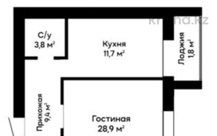 2-бөлмелі пәтер · 51.3 м² · 9/9 қабат, Юго-Восток ш/а., Таттимбета 41, бағасы: 18.9 млн ₸ в Караганде, Казыбек би р-н — фото 2